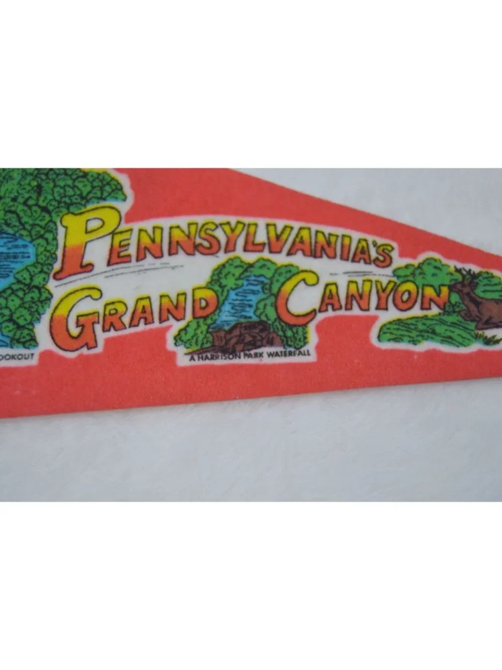 Vintage Pennsylvania's Grand Canyon pennant